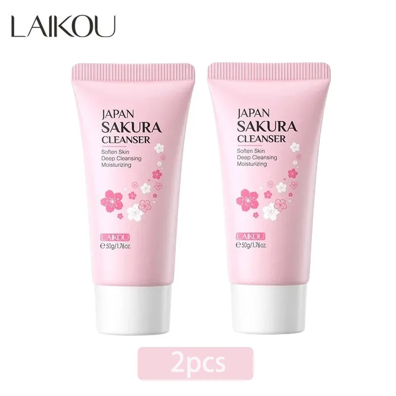 LAIKOU Sakura Face Wash – Gentle Cleanser for Clear Skin