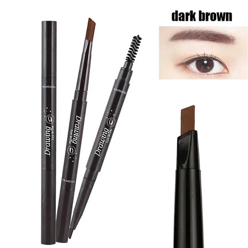 Waterproof Double Head Eyebrow Pencil – Natural, Long-Lasting