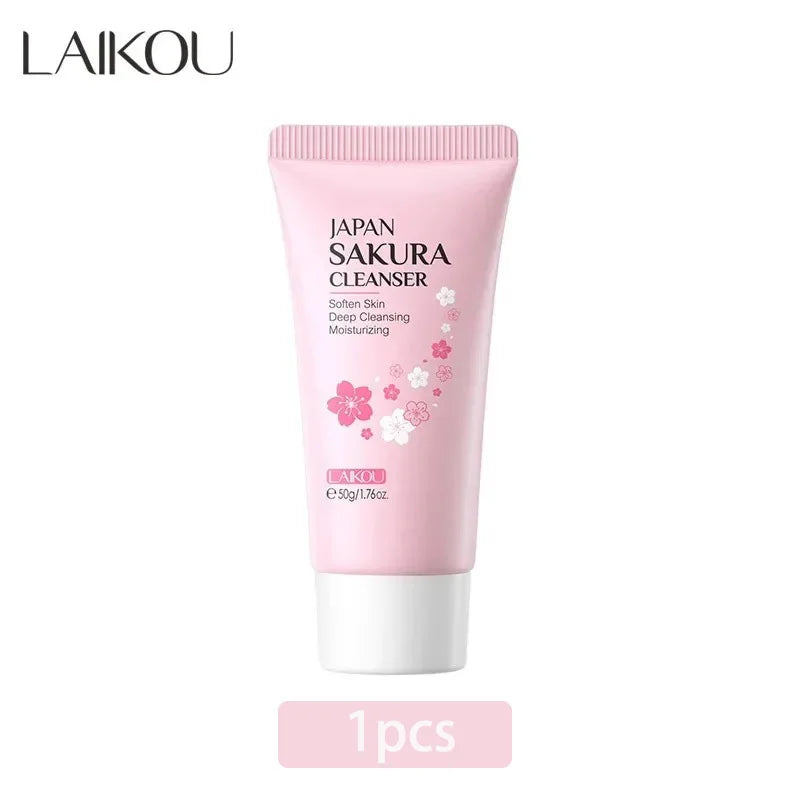 LAIKOU Sakura Face Wash – Gentle Cleanser for Clear Skin