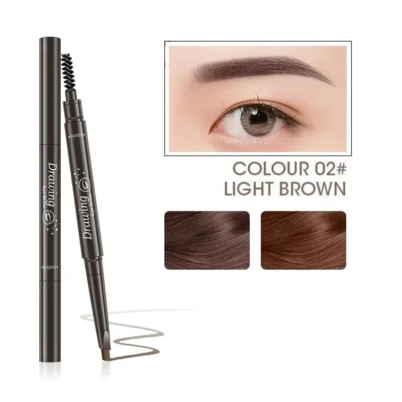 Waterproof Double Head Eyebrow Pencil – Natural, Long-Lasting
